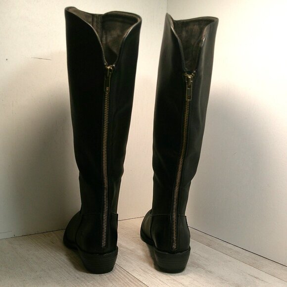 Women's Black BOC Inside Zip Tall Comfort Boots Size 6 M - Picture 4 of 11